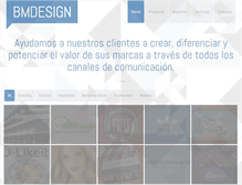 Tablet Screenshot of bmdesign.com.ar